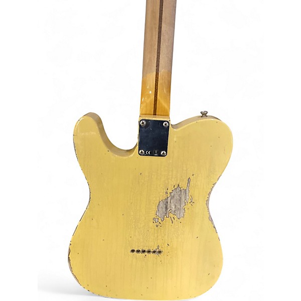 Used Fender Custom Shop 1952 Telecaster Heavy Relic Blonde Solid Body Electric Guitar