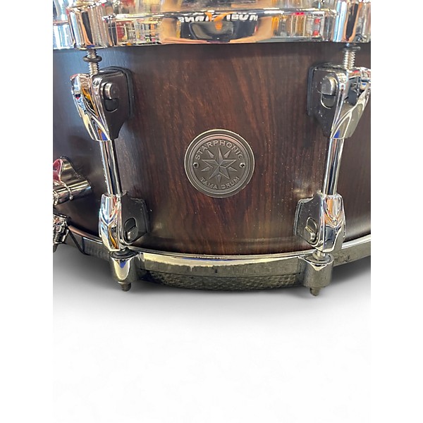 Used TAMA 6X14 Starphonic Snare Mocha Brown Drum