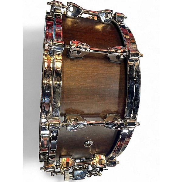 Used TAMA 6X14 Starphonic Snare Mocha Brown Drum