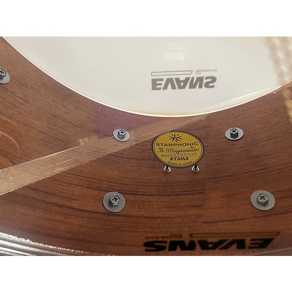 Used TAMA 6X14 Starphonic Snare Mocha Brown Drum