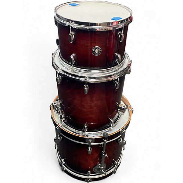 Used Gretsch Drums 3 Piece Catalina Club Series deep cherry burst Drum Kit