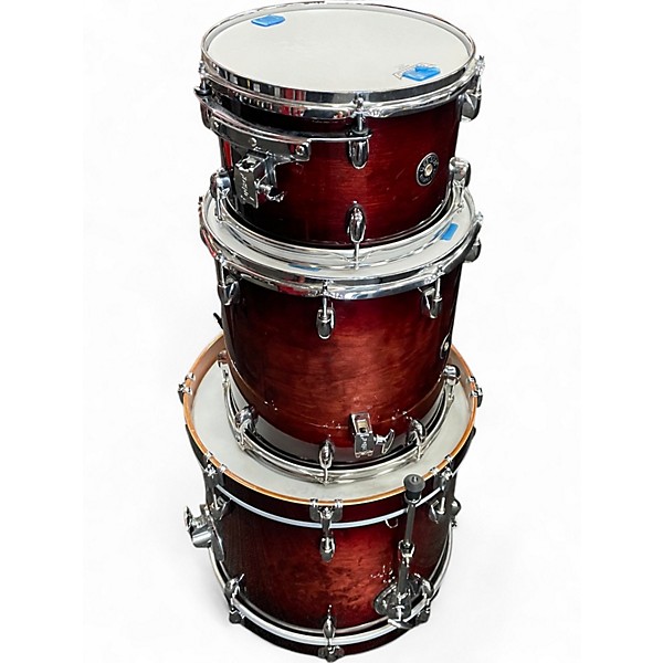 Used Gretsch Drums 3 Piece Catalina Club Series deep cherry burst Drum Kit