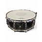 Used Gretsch 14in blaCK NICKEL OVER STEEL BLACK CHROME Drum