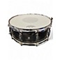 Used Gretsch 14in blaCK NICKEL OVER STEEL BLACK CHROME Drum