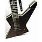Used Schecter Guitar Research E-1 EVIL TWIN Black Solid Body Electric Guitar