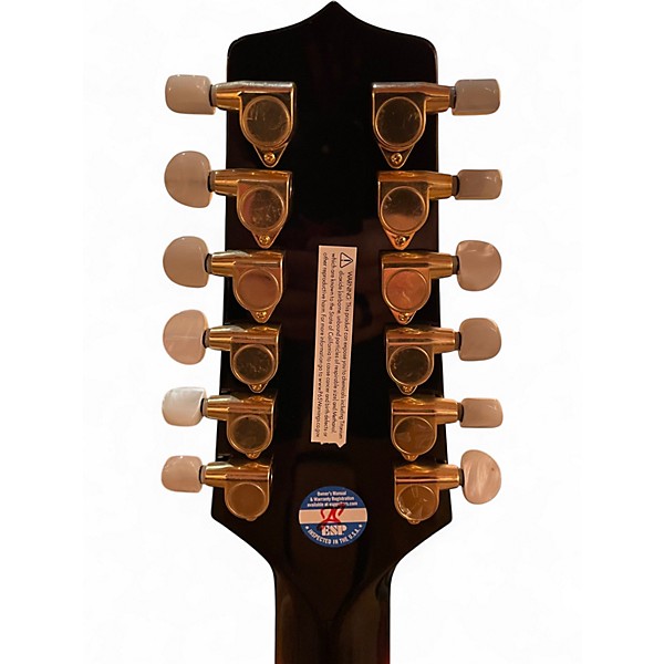 Used Takamine GJ72CE-12 3 Color Sunburst 12 String Acoustic Electric Guitar