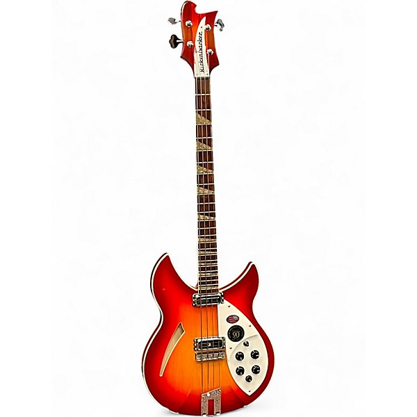 Used 2022 Rickenbacker 4005XC Fireglo Electric Bass Guitar
