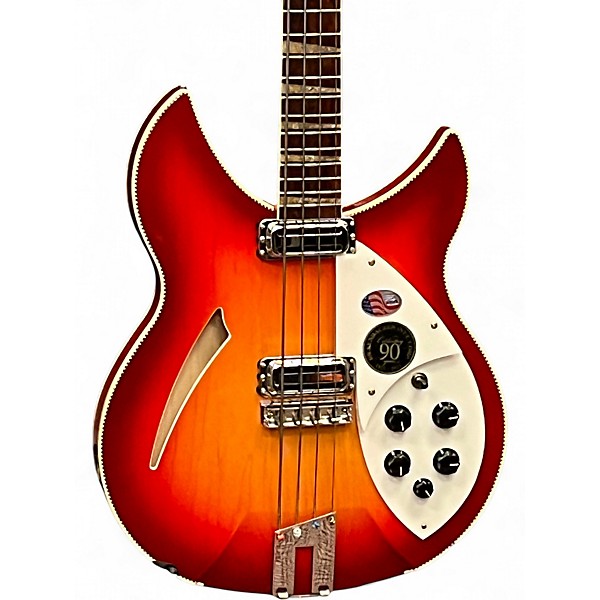 Used 2022 Rickenbacker 4005XC Fireglo Electric Bass Guitar