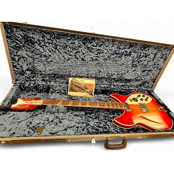 Used 2022 Rickenbacker 4005XC Fireglo Electric Bass Guitar