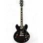 Used 2017 Gibson ES335 Traditional Ebony Hollow Body Electric Guitar thumbnail
