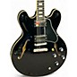 Used 2017 Gibson ES335 Traditional Ebony Hollow Body Electric Guitar