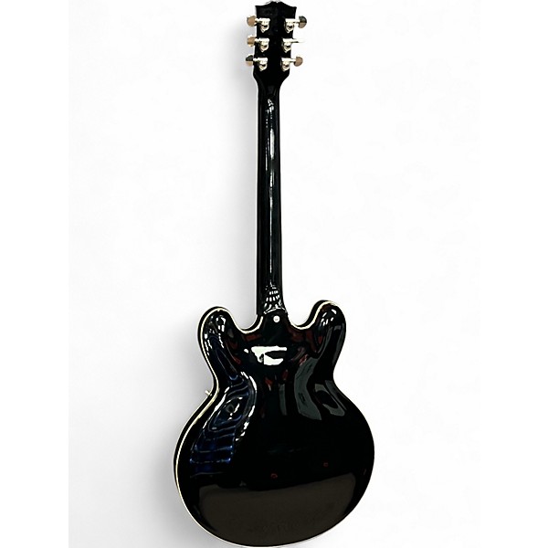 Used 2017 Gibson ES335 Traditional Ebony Hollow Body Electric Guitar