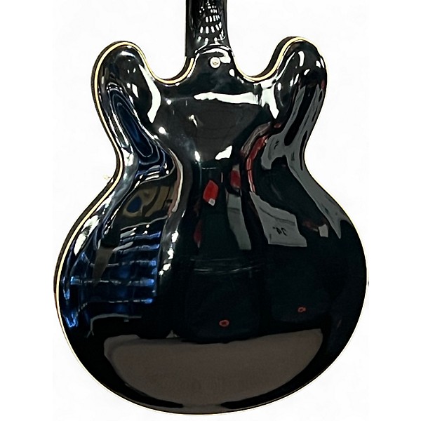 Used 2017 Gibson ES335 Traditional Ebony Hollow Body Electric Guitar