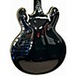 Used 2017 Gibson ES335 Traditional Ebony Hollow Body Electric Guitar