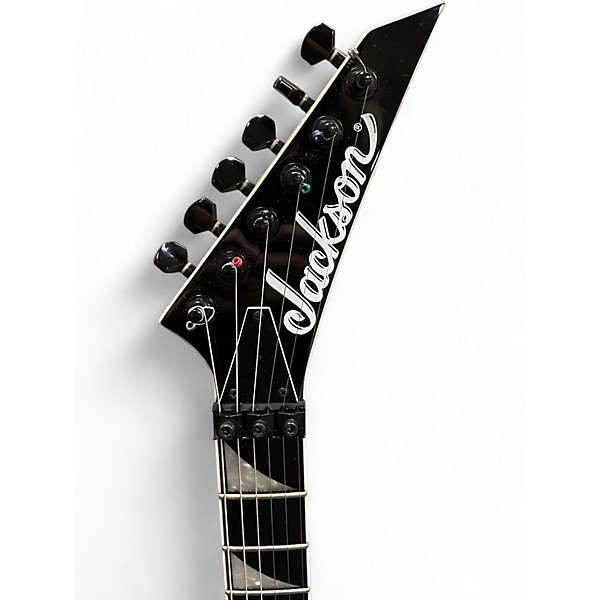 Used Jackson SLX Soloist Graffiti Yellow Solid Body Electric Guitar