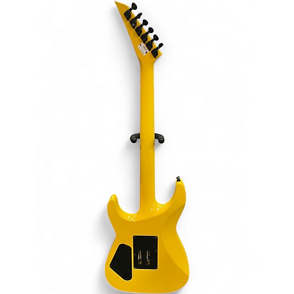 Used Jackson SLX Soloist Graffiti Yellow Solid Body Electric Guitar