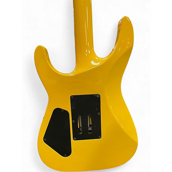 Used Jackson SLX Soloist Graffiti Yellow Solid Body Electric Guitar