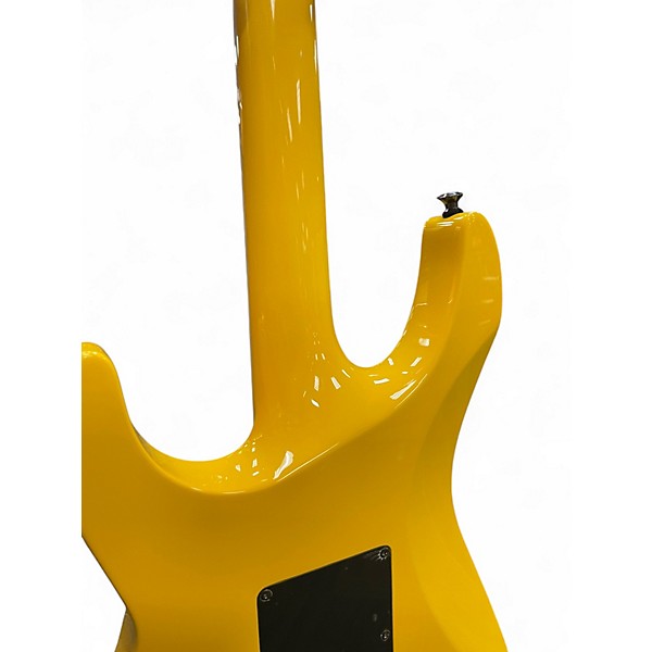 Used Jackson SLX Soloist Graffiti Yellow Solid Body Electric Guitar