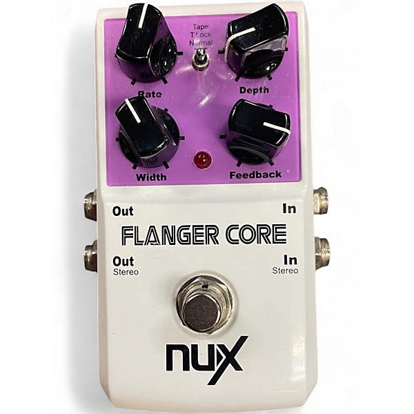 Used NUX Flanger Core Effect Pedal