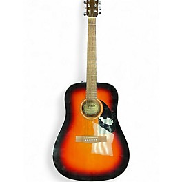 Used Fender CD60 Dreadnought 2 Color Sunburst Acoustic Guitar