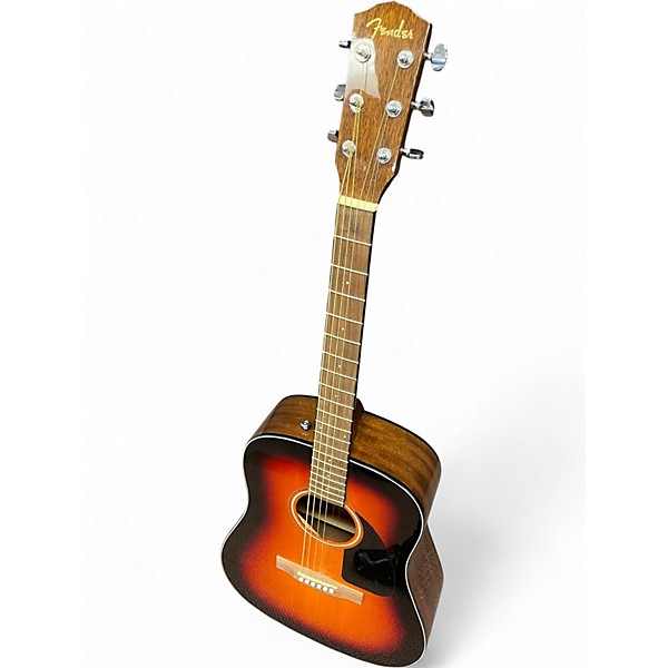 Used Fender CD60 Dreadnought 2 Color Sunburst Acoustic Guitar