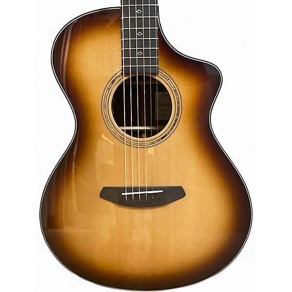 Used Breedlove Premier Concert Rosewood Burnt Amber Acoustic Electric Guitar