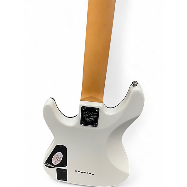 Used Schecter Guitar Research Demon 7 String white Solid Body Electric Guitar