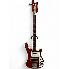 Vintage 1974 Rickenbacker 4001 Red Electric Bass Guitar