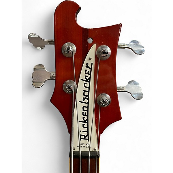Vintage 1974 Rickenbacker 4001 Red Electric Bass Guitar