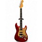 Used 2025 Fender American Ultra II Stratocaster HSS with Ebony Fingerboard Sinister Red Solid Body Electric Guitar thumbnail