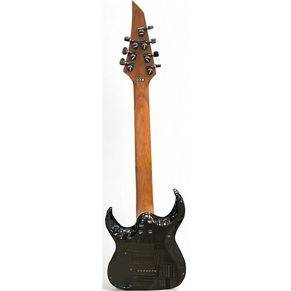 Used Jackson Pro Plus Series Signature Misha Mansoor Juggernaut HT7P Black Burst Burl Solid Body Electric Guitar