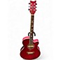 Used Daisy Rock Sophomore Series Pink Acoustic Guitar thumbnail