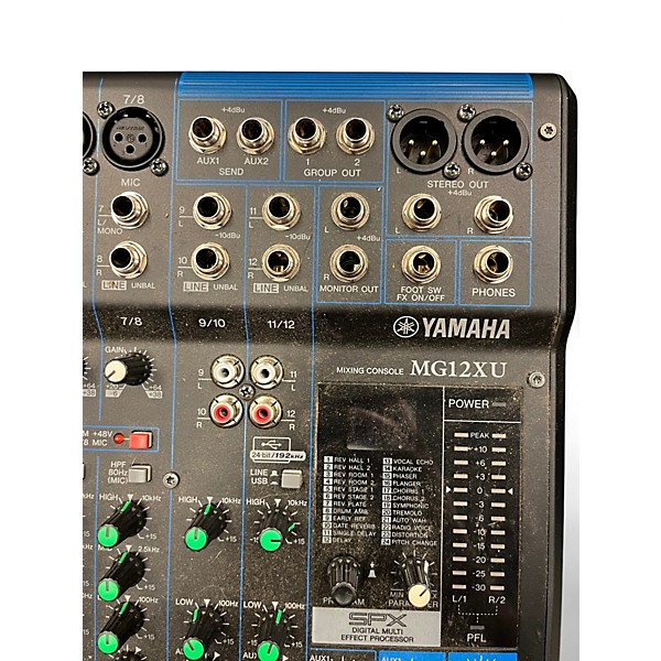 Used Yamaha MG12XU Unpowered Mixer