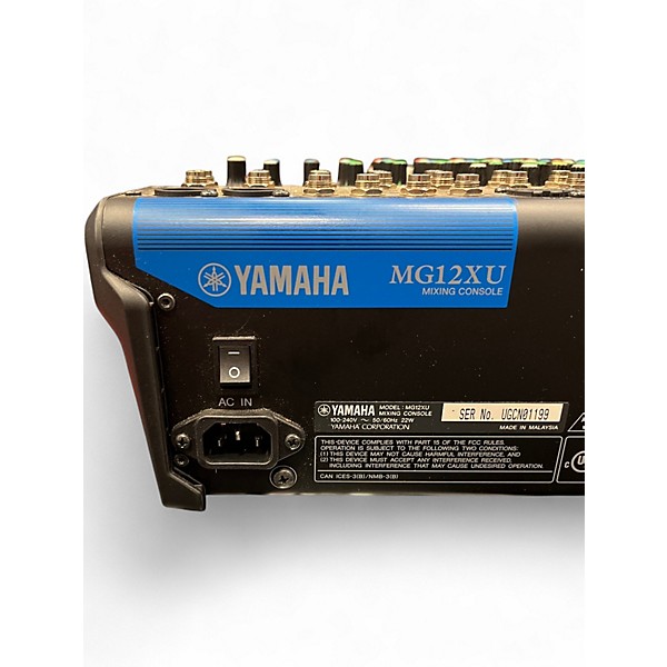 Used Yamaha MG12XU Unpowered Mixer