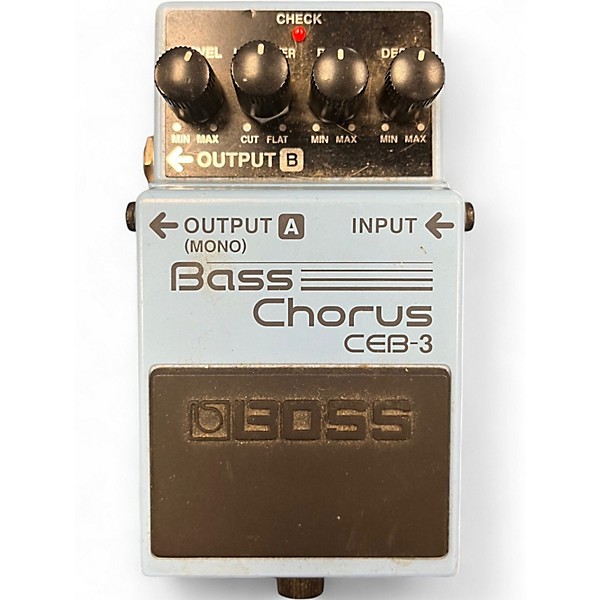 Used BOSS CEB3 Bass Chorus Bass Effect Pedal