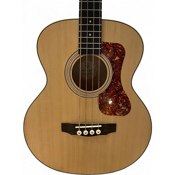 Used Guild Jumbo Junior Bass Natural Acoustic Bass Guitar