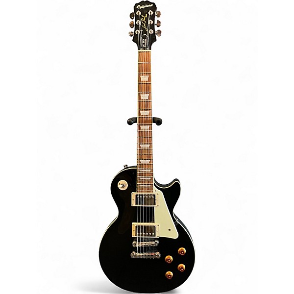 Used Epiphone Les Paul Standard Black Solid Body Electric Guitar