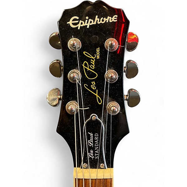 Used Epiphone Les Paul Standard Black Solid Body Electric Guitar