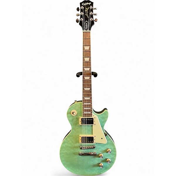 Used Epiphone Les Paul Standard Translucent Blue Solid Body Electric Guitar