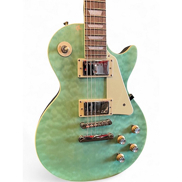 Used Epiphone Les Paul Standard Translucent Blue Solid Body Electric Guitar
