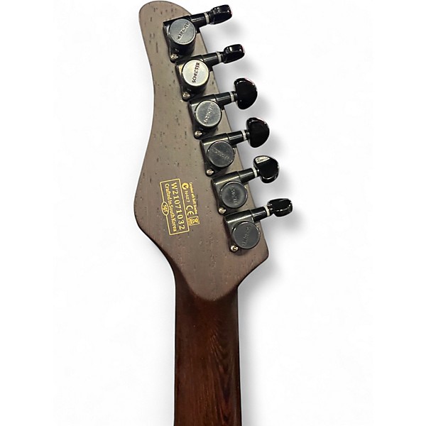 Used Schecter Guitar Research Sun Valley Super Shredder Natural Solid Body Electric Guitar