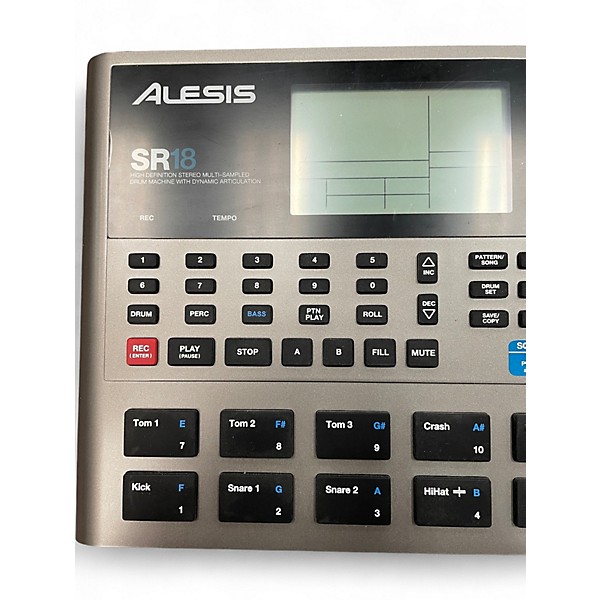 Used Alesis SR18 Drum Machine