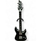 Used Schecter Guitar Research Damien Platinum Black Solid Body Electric Guitar thumbnail