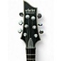 Used Schecter Guitar Research Damien Platinum Black Solid Body Electric Guitar