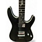 Used Schecter Guitar Research Damien Platinum Black Solid Body Electric Guitar