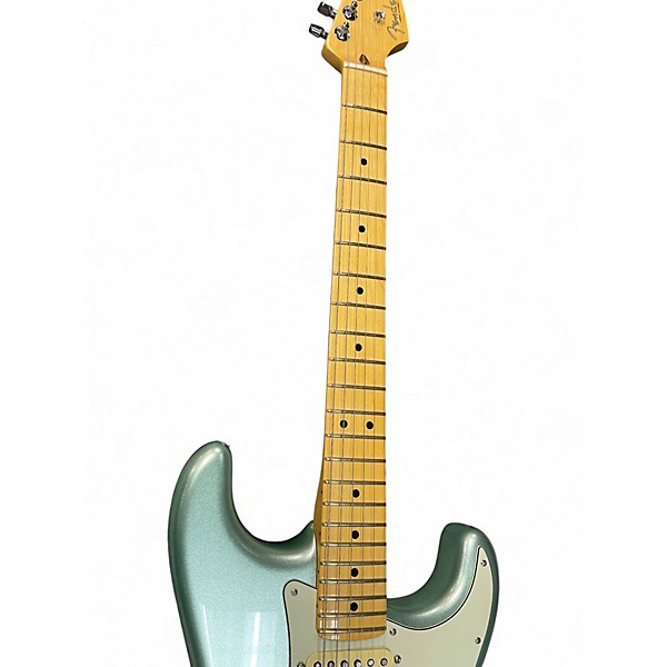 Used 2023 Fender American Professional II Stratocaster MYSTIC SURF GREEN Solid Body Electric Guitar