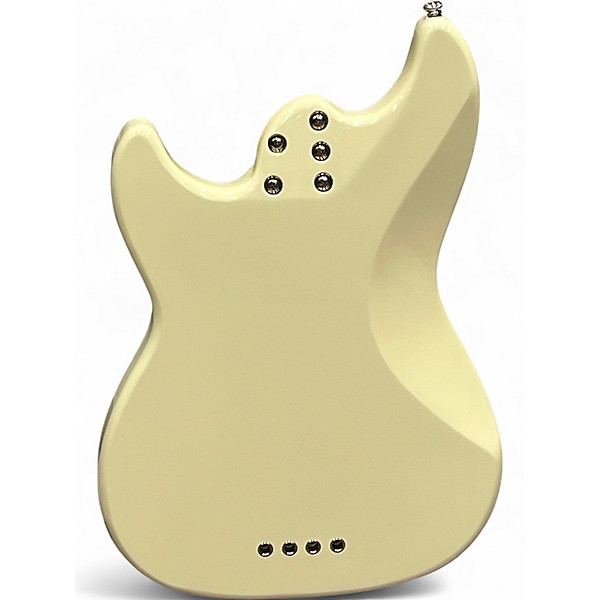 Used Schecter Guitar Research Banshee Bass White Electric Bass Guitar
