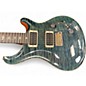 Used 2019 PRS Custom 24-08 10 top aquamarine Solid Body Electric Guitar