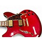 Used D'Angelico EX-DC/SP Crimson Red Trans Hollow Body Electric Guitar