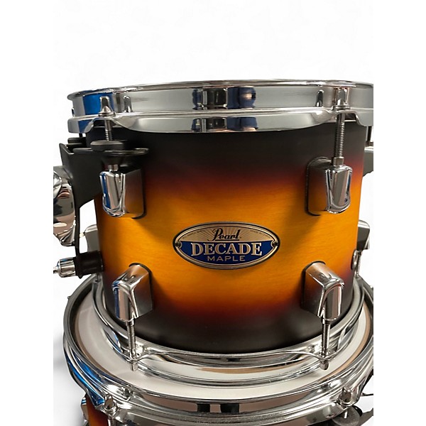 Used Pearl 4 Piece DECADE MAPLE SATIN AMBURST Drum Kit